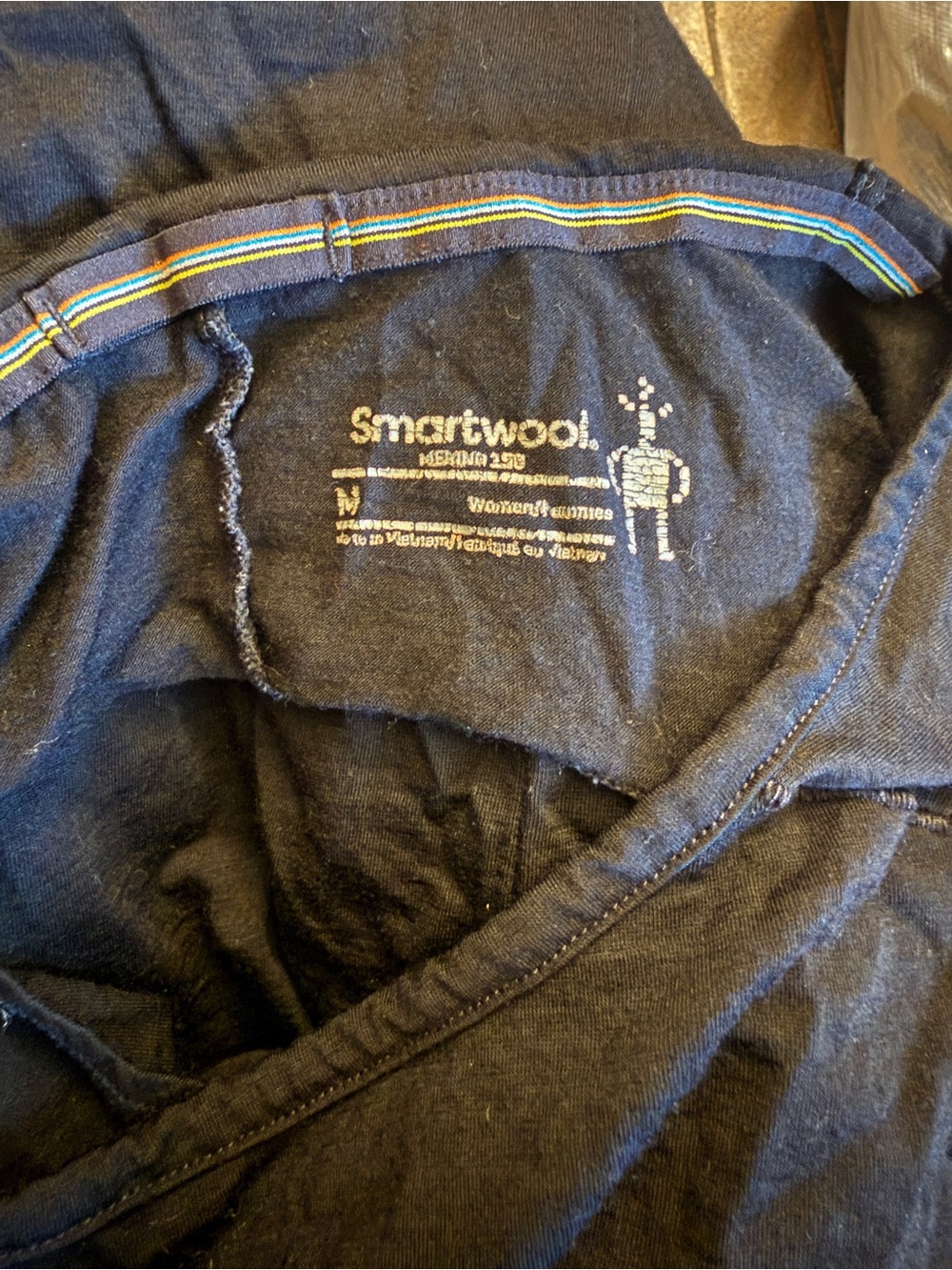 Smartwool Black Short-Sleeve Tshirt/Shift Dress with 87% merino wool- Medium - Picture 5 of 6